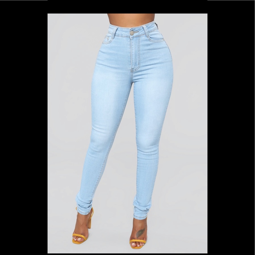 Brand New High Waisted FashionNova Jeans